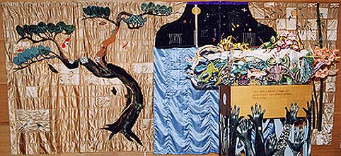 Wave wall hanging image